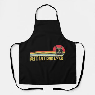 Best Cat Dad Ever Shirt Cat Lovers Cat Dad Fabulou Apron