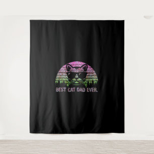 Best Cat Dad Ever Shirt Tapestry