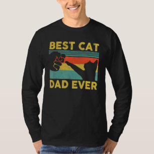 Best Cat Dad Ever T- Cat Daddy Father Day 3 T-Shirt