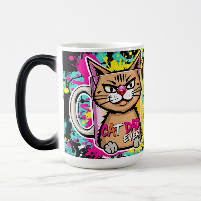 Best Cat Dad Ever – Urban Whisker King Mug (Left)