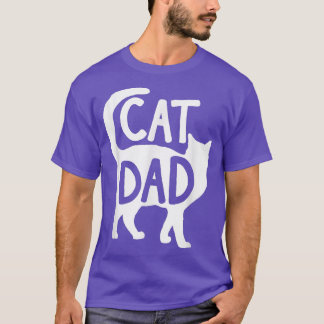 Best Cat Dad Fathers Day Men Kitty Gifts For Fathe T-Shirt
