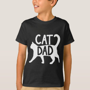 Best Cat Dad Funny Gift Men Fathers Day Kitty Chri T-Shirt