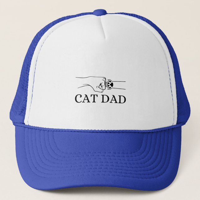 Best cat dad hat gift for cat owner daddy (Front)