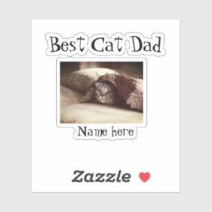 best cat dad photo name fathers day pet dad daddy 