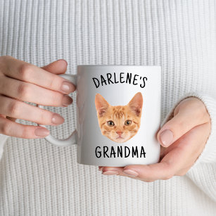 Best Cat Grandma Gifts Custom Cat Head Mimi Nana Magic Mug