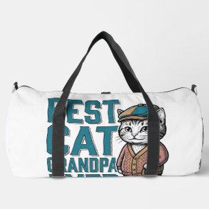 Best Cat Grandpa Ever Vintage Cat Grandpa Shirt De Duffle Bag