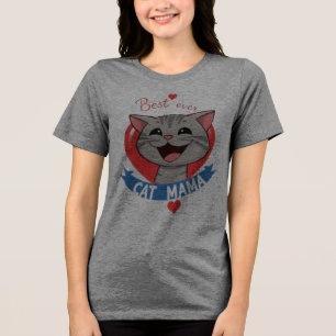 Best CAT MAMA Tri-Blend Shirt