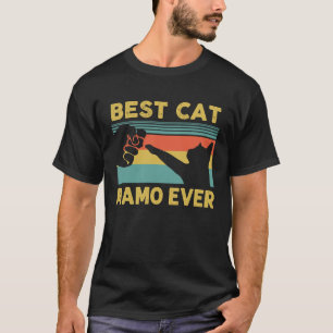 Best Cat Mamo Ever Vintage Cats Happy Mother's Day T-Shirt