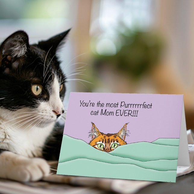 Best Cat Mom Ever! Card (Creator Uploaded)