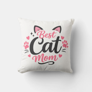 Best Cat Mum Cushion