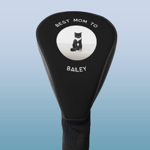 Best Cat Mum Custom Text Photo Keepsake Golf Head Cover