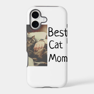 Best cat mum dad add cat photo name gift template 