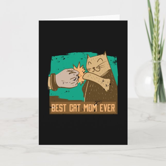 Best Cat Mum Ever Card (Front)