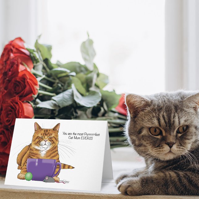 Best Cat Mum Ever!  Card (Creator Uploaded)