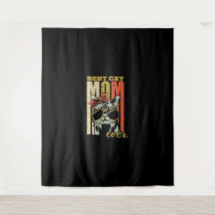 Best cat mum ever cat cat mum gift tapestry