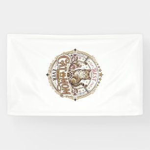 Best Cat Mum Ever Cat Mum Dad Parent Vintage Vecto Banner