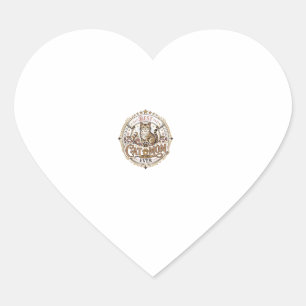 Best Cat Mum Ever Cat Mum Dad Parent Vintage Vecto Heart Sticker