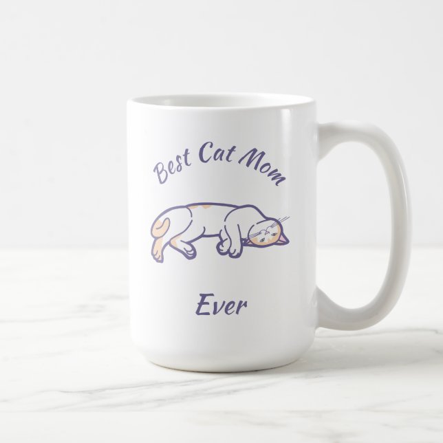 Best Cat Mum Ever Coffee Mug (Right)