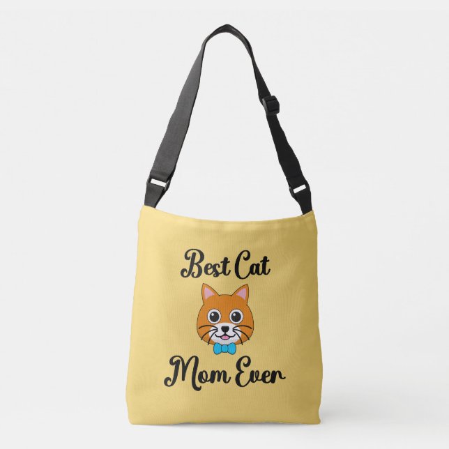 Best Cat Mum Ever Crossbody Bag (Front)