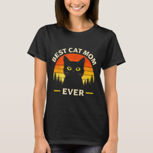 Best Cat Mum Ever for Kids Boy Girl Women Mama T-Shirt