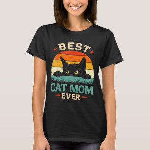 Best Cat Mum Ever for Kids Boy Girl Women Mama T-Shirt