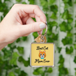 Best Cat Mum Ever Key Ring