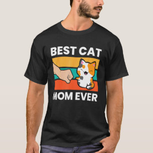 Best Cat Mum Ever Mama Calico Cat T-Shirt