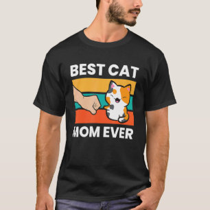 Best Cat Mum Ever Mama Calico Cat T-Shirt