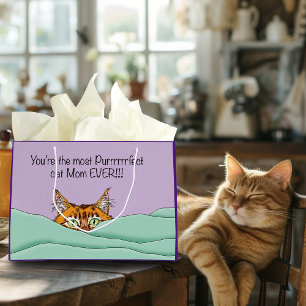 Best Cat Mum Ever! Mother's Day Large Gift Bag