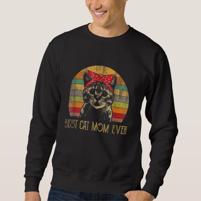 Best Cat Mum Ever Mother's Day Sweatshirt (Front)