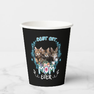 Best Cat Mum Ever Paper Cups