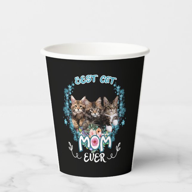 Best Cat Mum Ever     Paper Cups (Front)