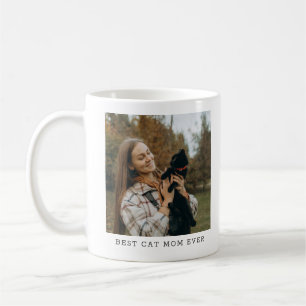 Best Cat Mum Ever Personalised Photo Gift for Her Coffee Mug