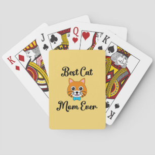 Best Cat Mum Ever Playing Cards