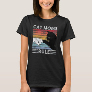 Best Cat Mum Ever  Retro Cat Mum  Cat Moms Rule T-Shirt
