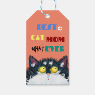 Best Cat Mum Ever Silly Cat Lovers Funny Gift Tags