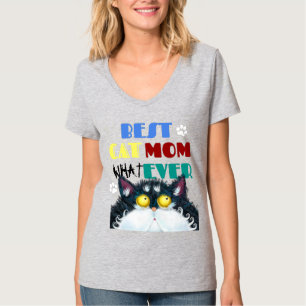Best Cat Mum Ever Silly Cat Lovers Funny T-Shirt