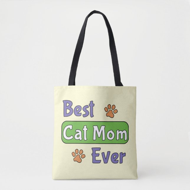 Best Cat Mum Ever Tote Bag (Front)