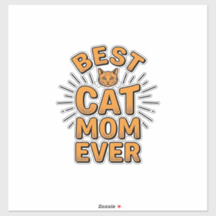 Best Cat Mum Ever Vintage Engraving Design_1
