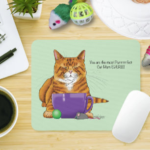 Best Cat Mum Mother's Day Mouse Pad