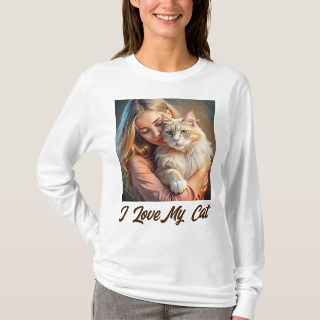 Best Cat Mum - Personalised Woman Tshirt (Front)