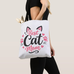 Best Cat Mum Tote Bag