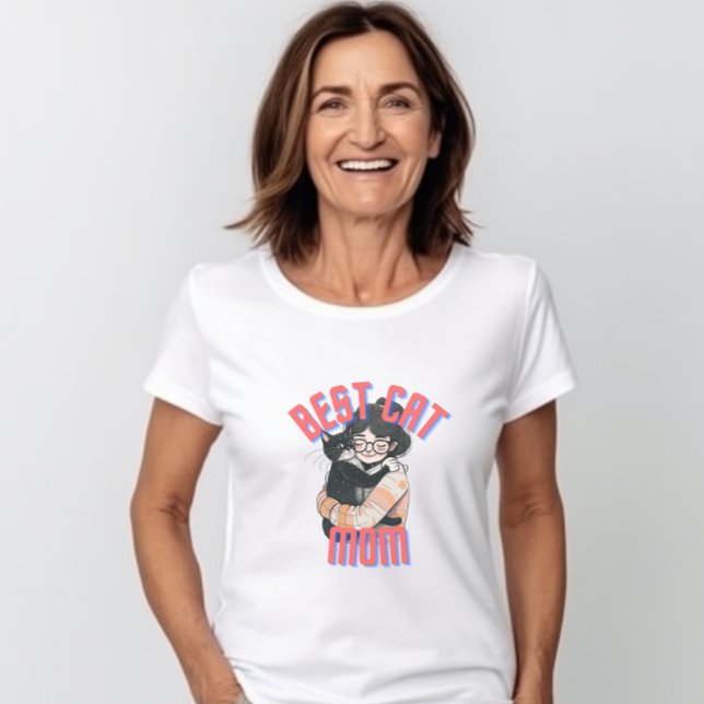 Best Cat Mum Tshirt, Gift for Cat Mum T-Shirt (Creator Uploaded)