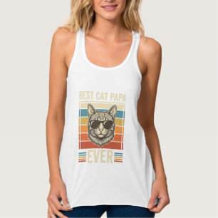 Best Cat Papa Ever Vintage Cat Shirt Design_1