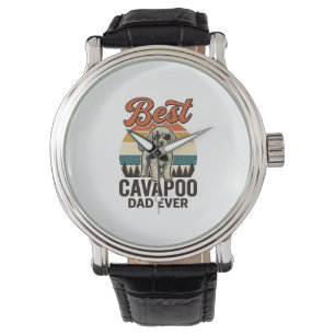 Best Cavapoo Dad Ever Vintage Dog Shirt Design_1 Watch