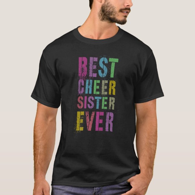 Best Cheer Sister Ever Cheerleading Team 2022 Chee T-Shirt (Front)