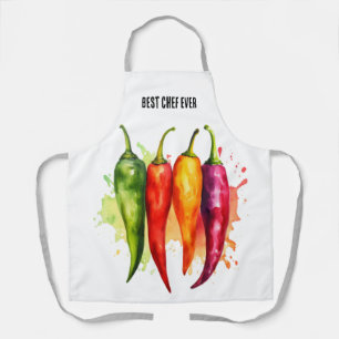 best chef ever All-Over hot chilli Print Apron