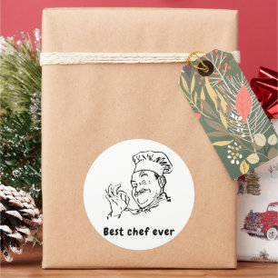 Best Chef Ever Classic Round Sticker