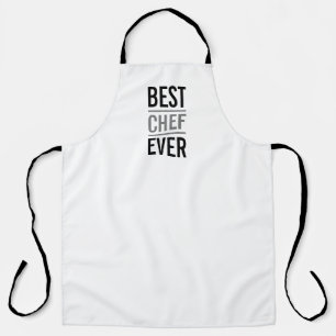 Best Chef Ever   Modern Minimalist Apron