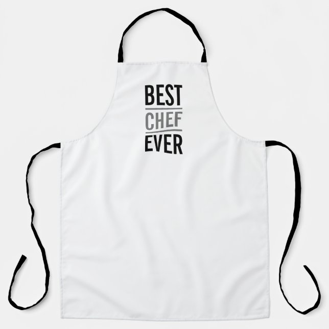 Best Chef Ever | Modern Minimalist Apron (Front)